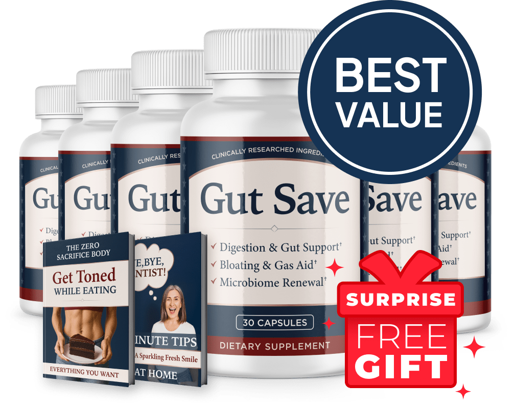 Gut Save 6 Bottles package